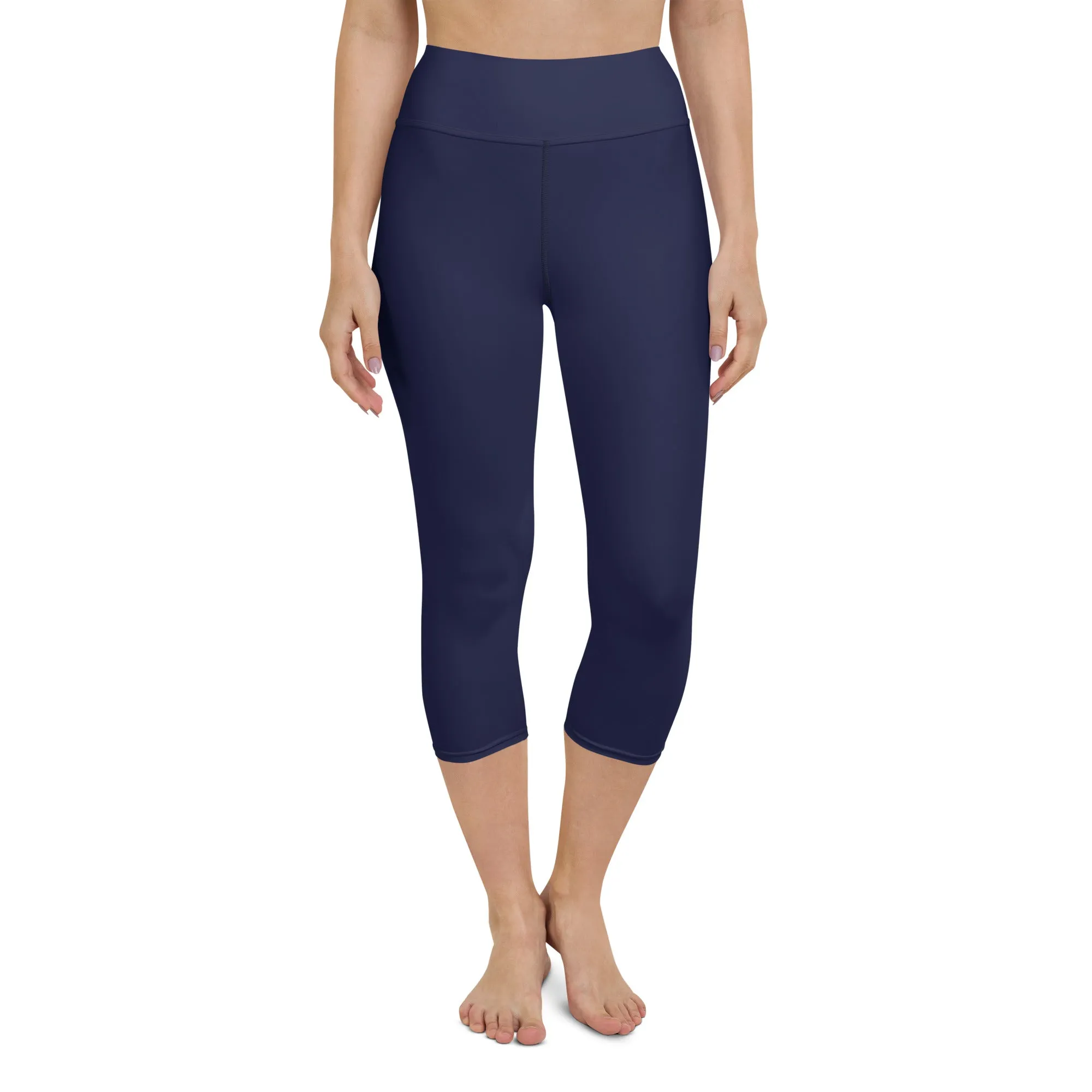 Navy Blue Yoga Capris