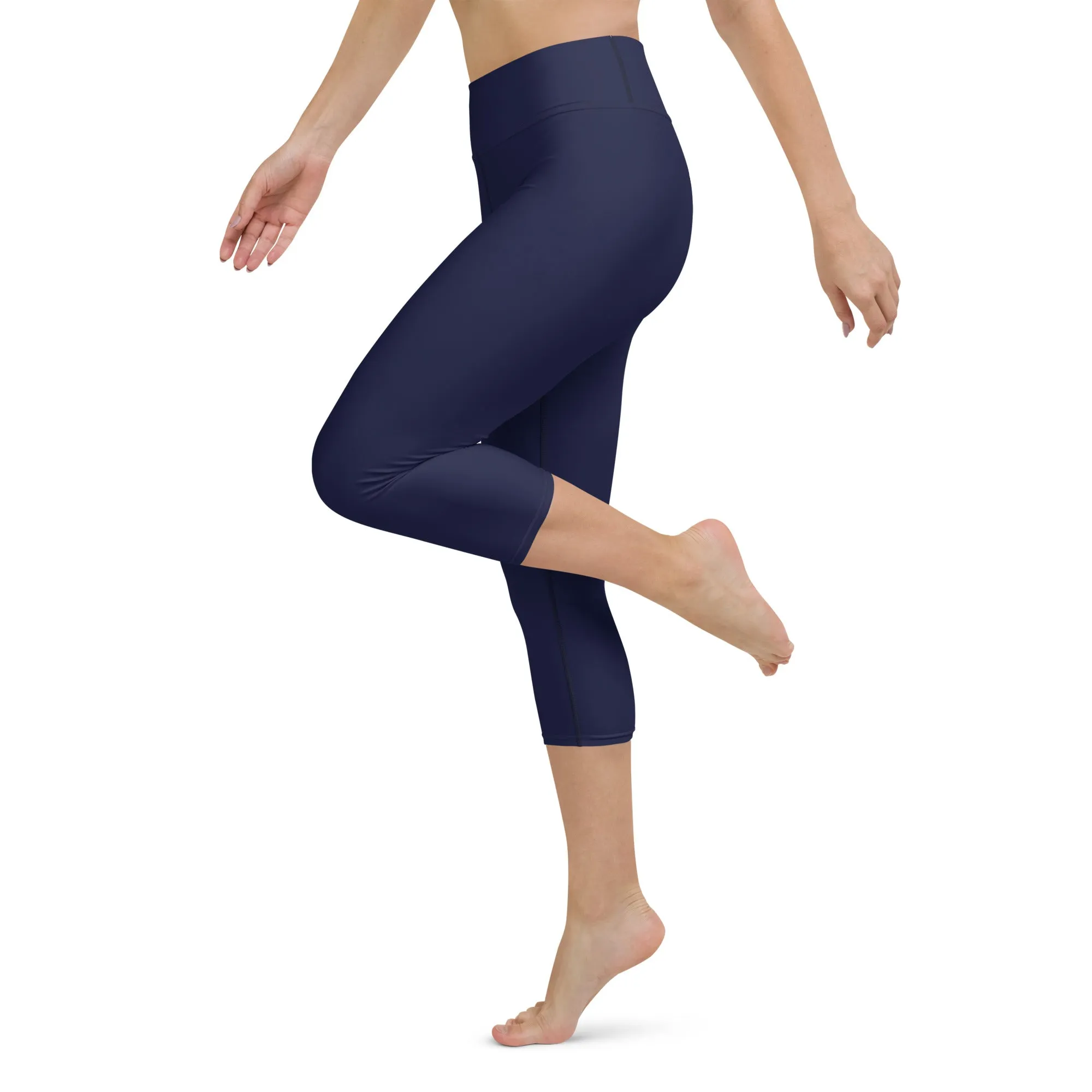 Navy Blue Yoga Capris