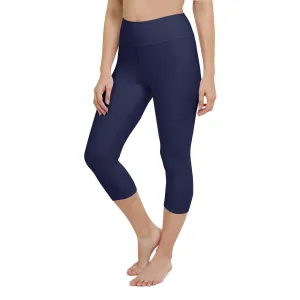 Navy Blue Yoga Capris