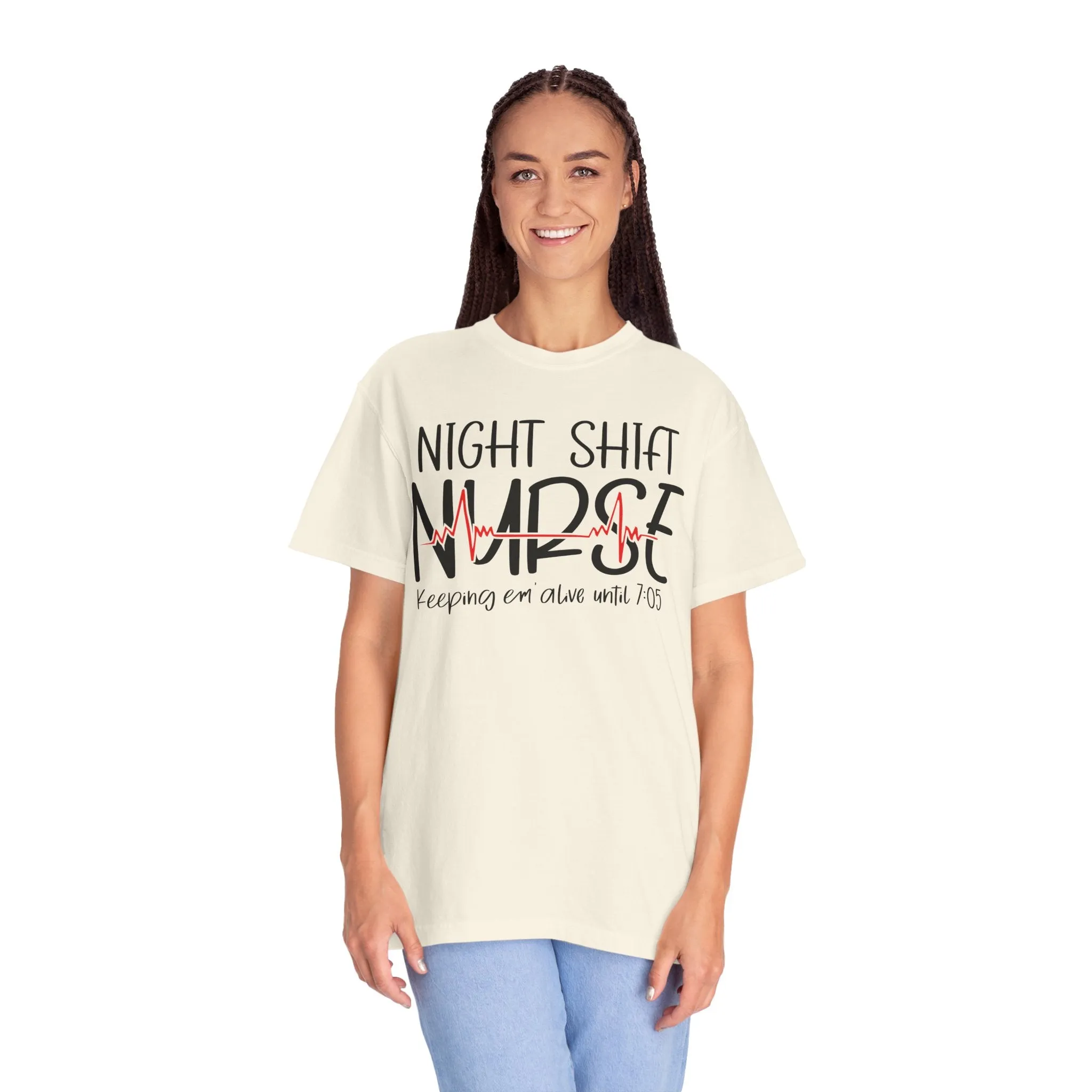 Nurse Night Shift Tee - Funny Gift for Nurses, Hospital Apparel, Shift Work Shirt, Healthcare Humor T-Shirt, Caregiver Gift