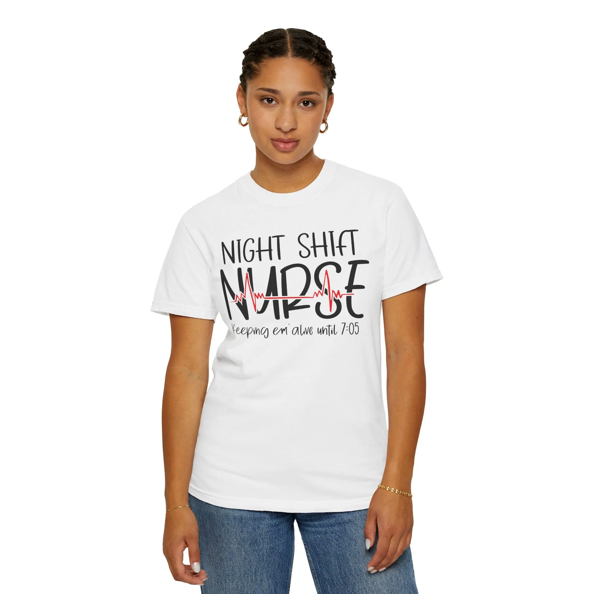 Nurse Night Shift Tee - Funny Gift for Nurses, Hospital Apparel, Shift Work Shirt, Healthcare Humor T-Shirt, Caregiver Gift