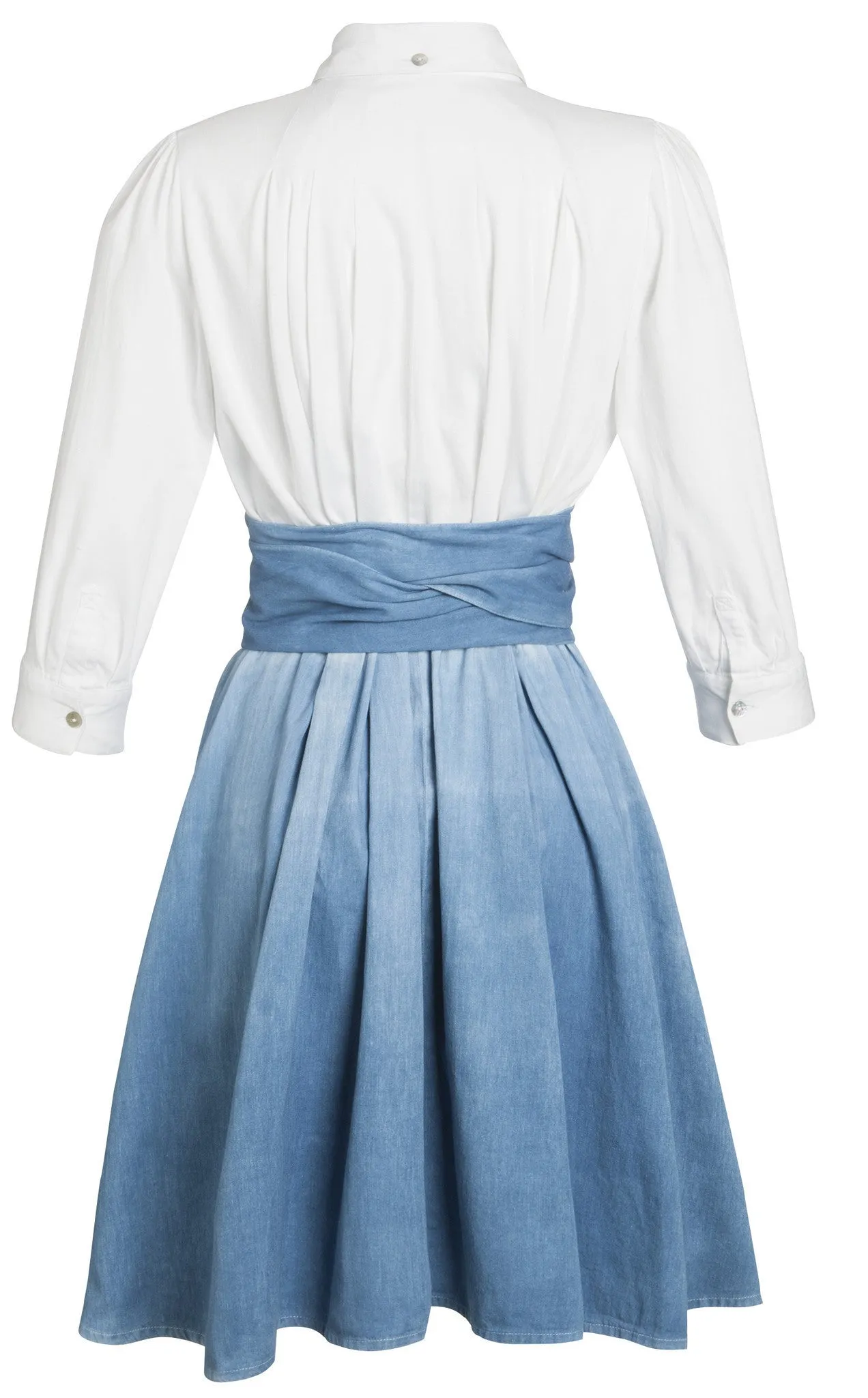 Outsider dip dye shirt dress with obi belt *last two pieces left*