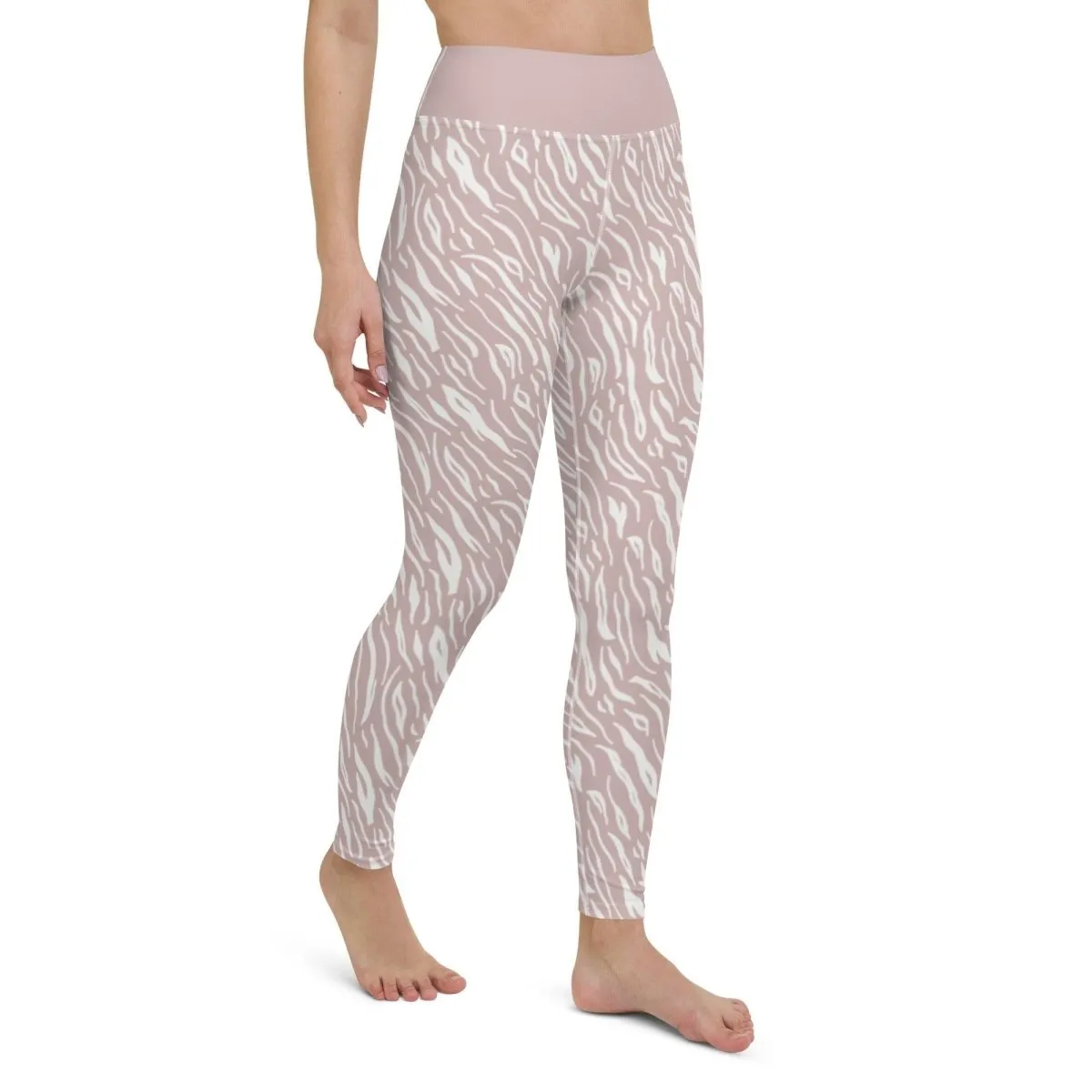 Pink Encounter Women's High-Waisted Yoga Pants