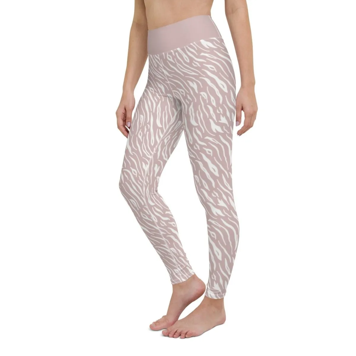 Pink Encounter Women's High-Waisted Yoga Pants