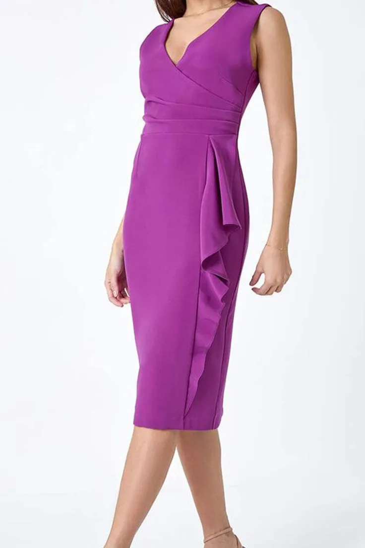 Plum Perfection Wrap Dress