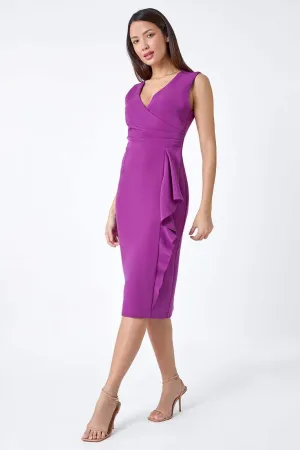 Plum Perfection Wrap Dress