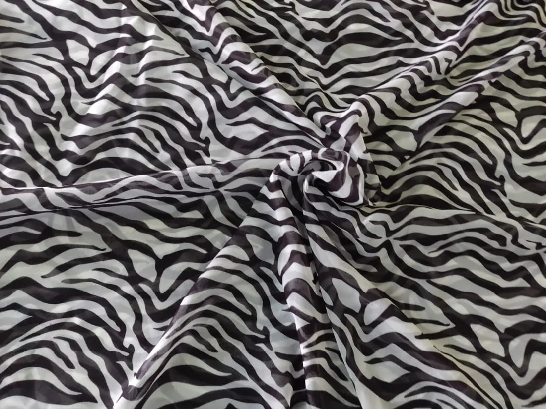 Polyester Georgette Animal Printed ~ 44&quot; Wide