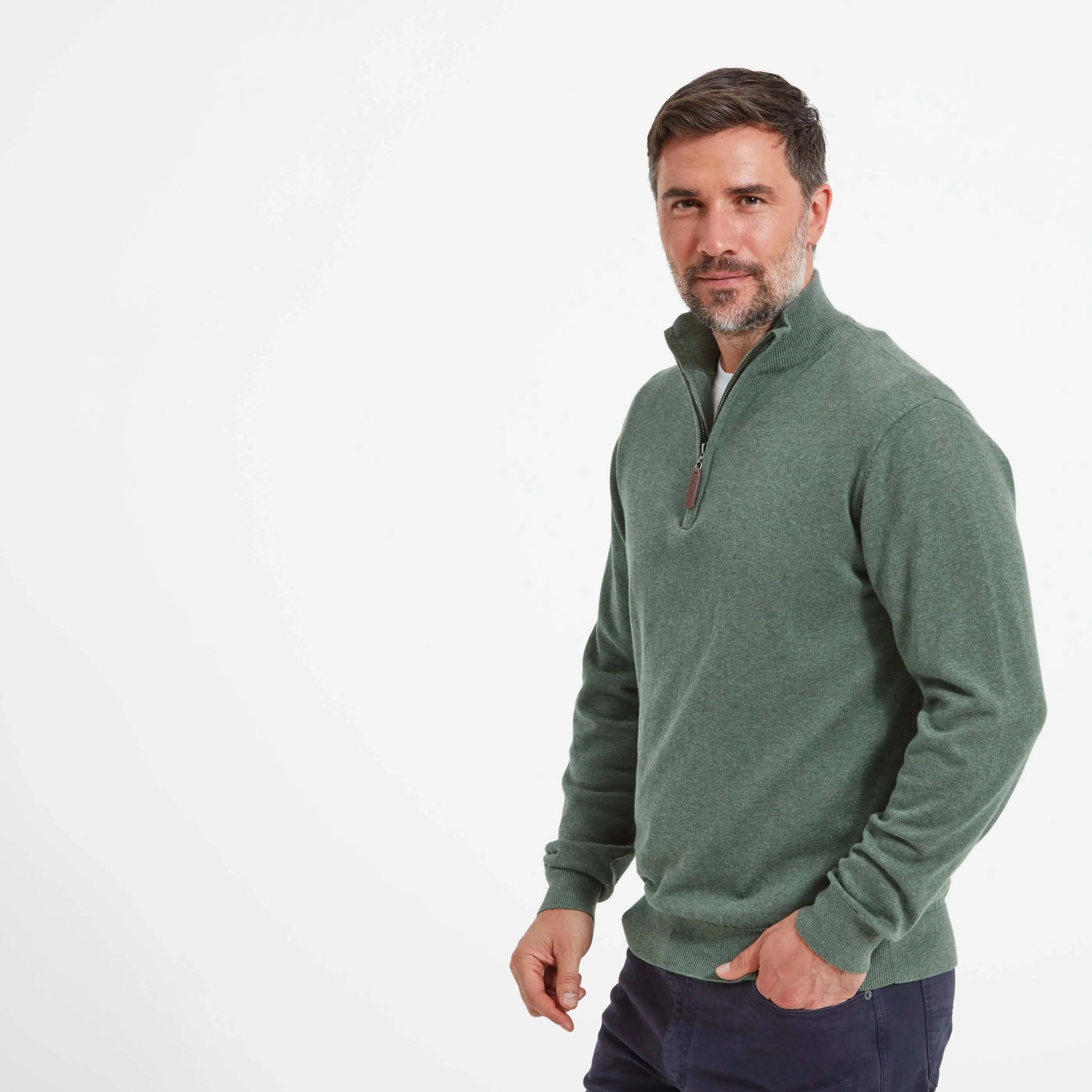 Porthmeor Pima Cotton 1/4 Zip