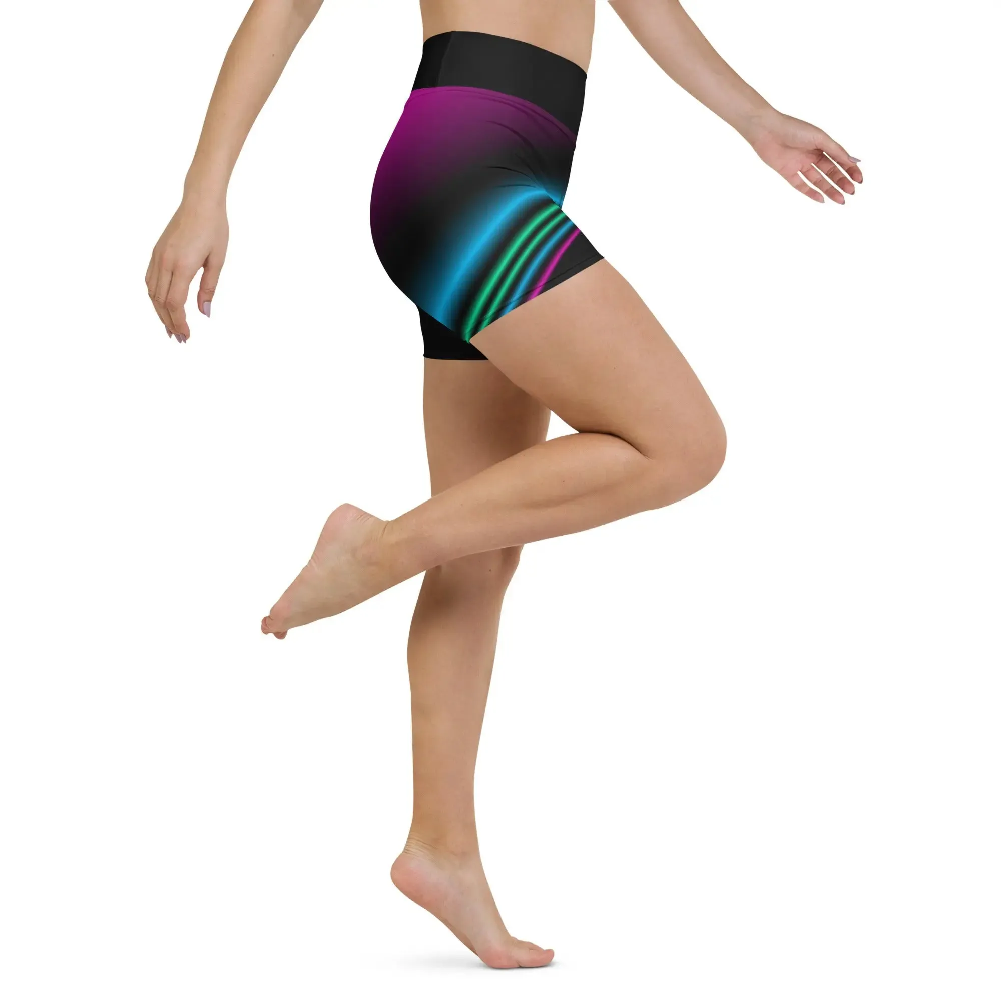 "Cosmic Blast" Collection - Yoga Shorts