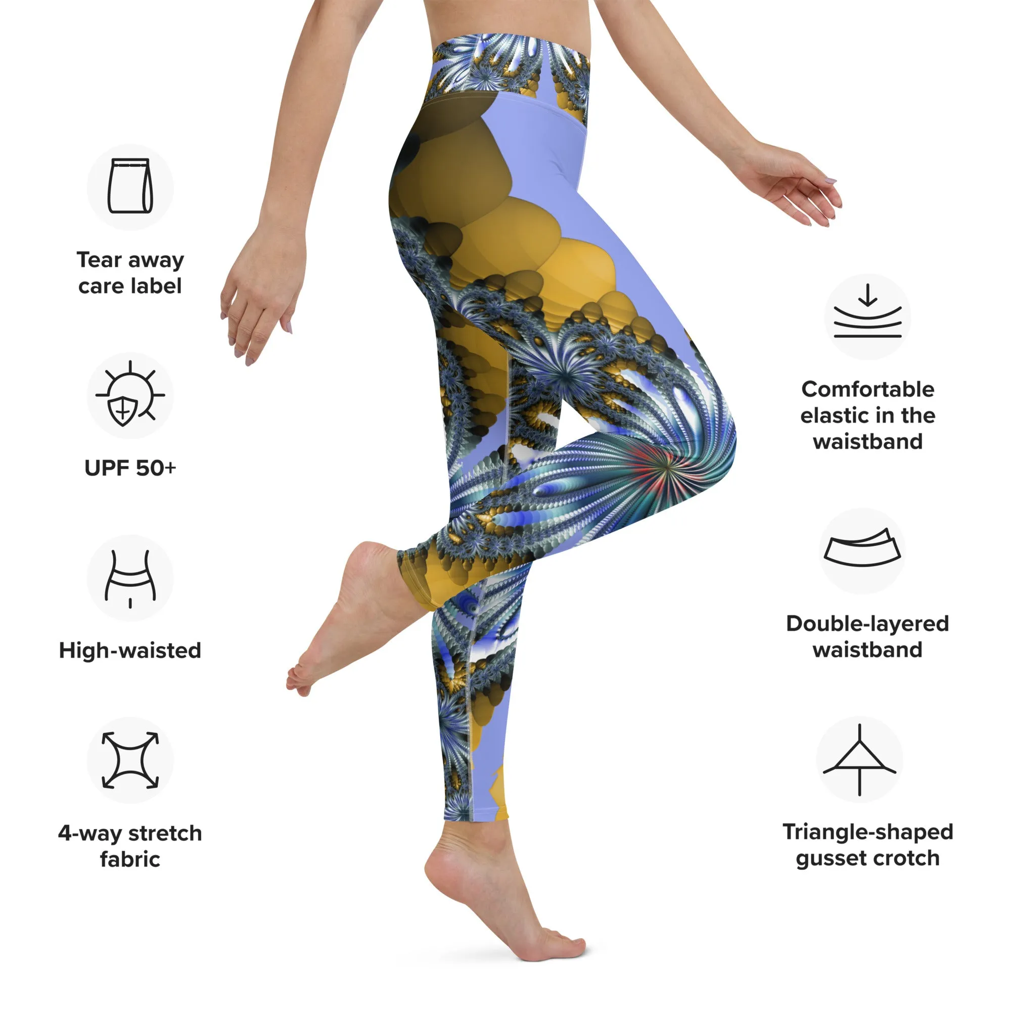 "Mystical Expansion" Collection - Designer Yoga Leggings