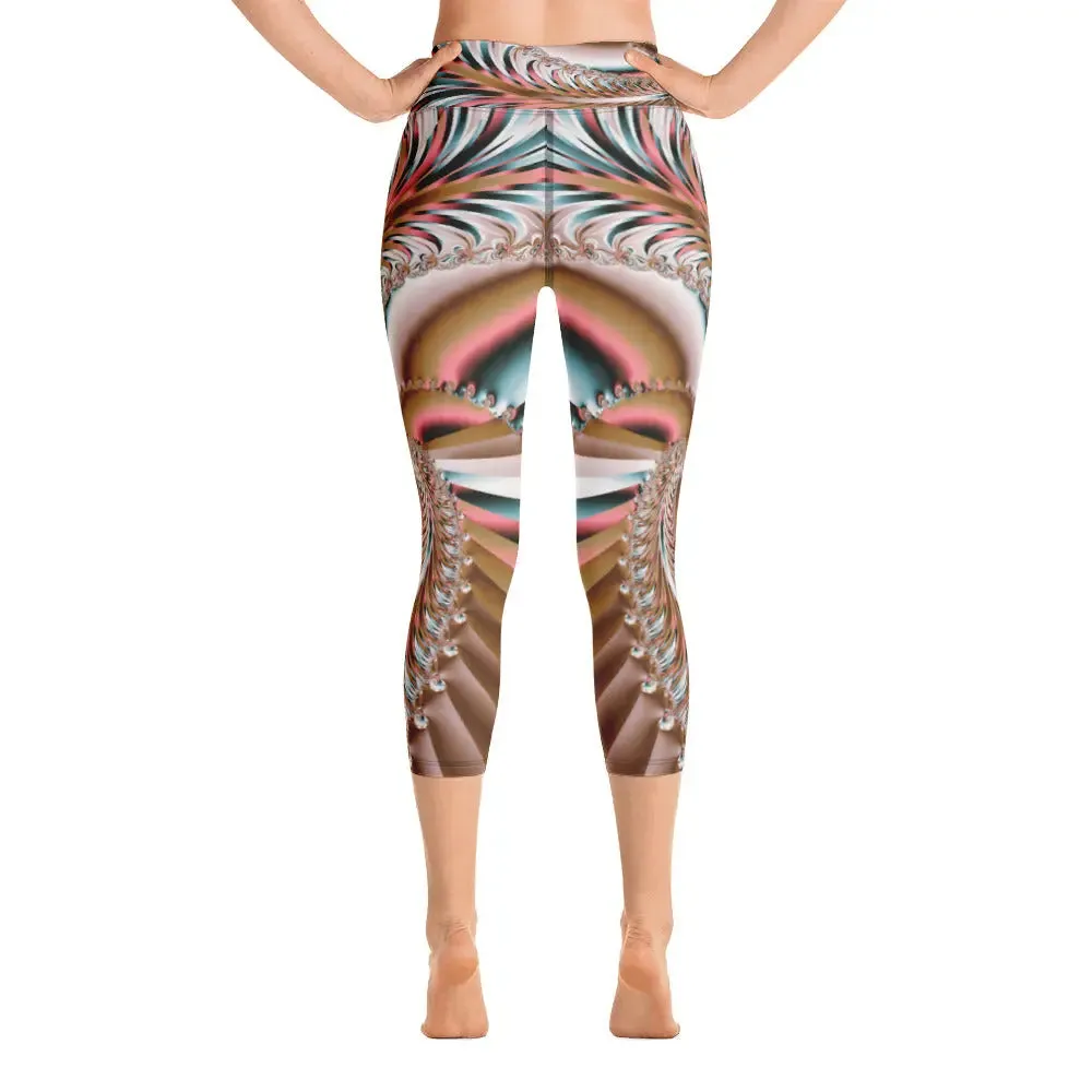 "Summer Spin" Collection - Yoga Capri Leggings