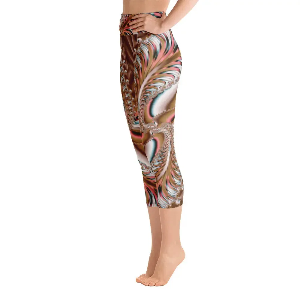 "Summer Spin" Collection - Yoga Capri Leggings