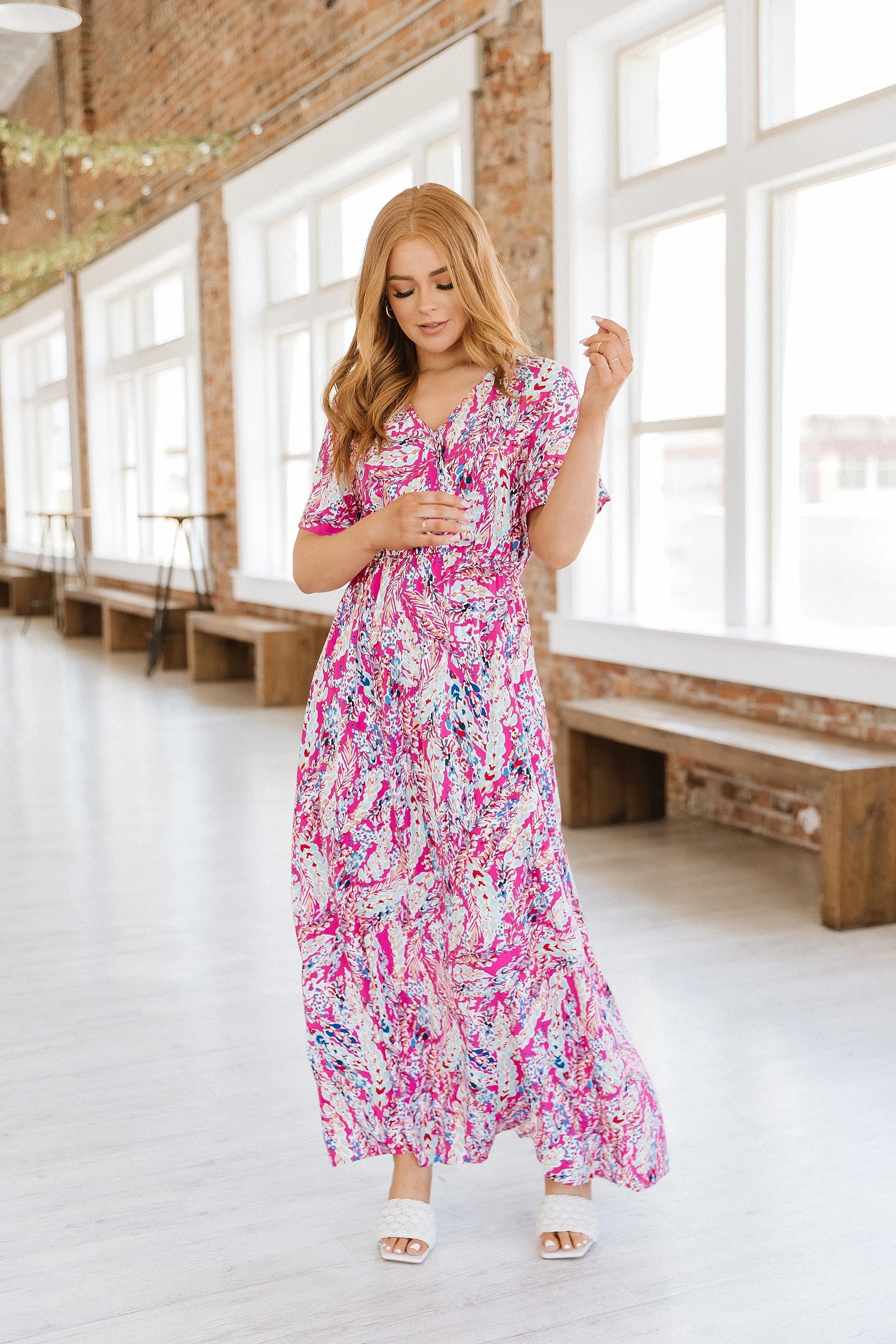 SALE - Case Wrap V-Neck Maxi Dress | S-XL