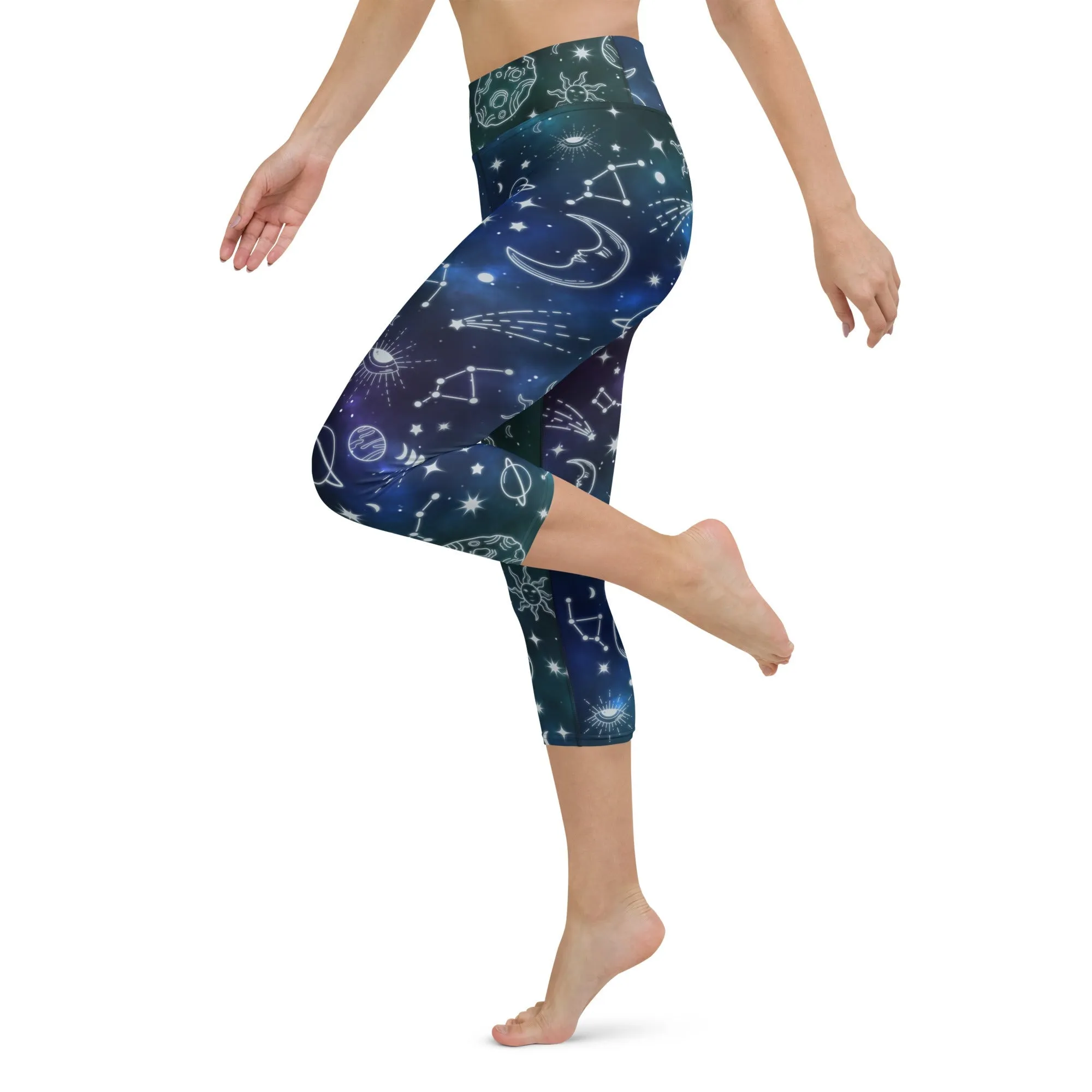 Spiritual Doodles Yoga Capris