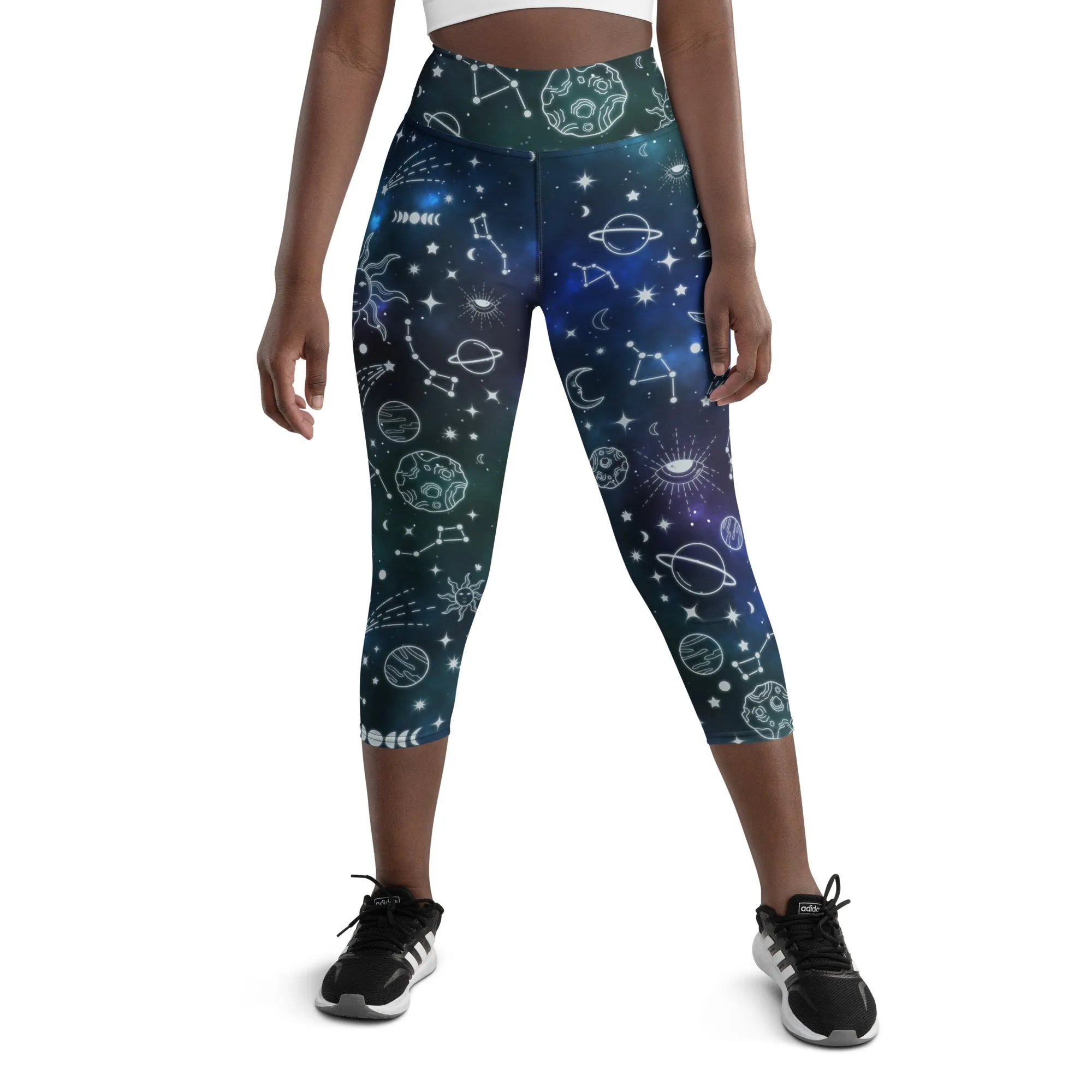 Spiritual Doodles Yoga Capris