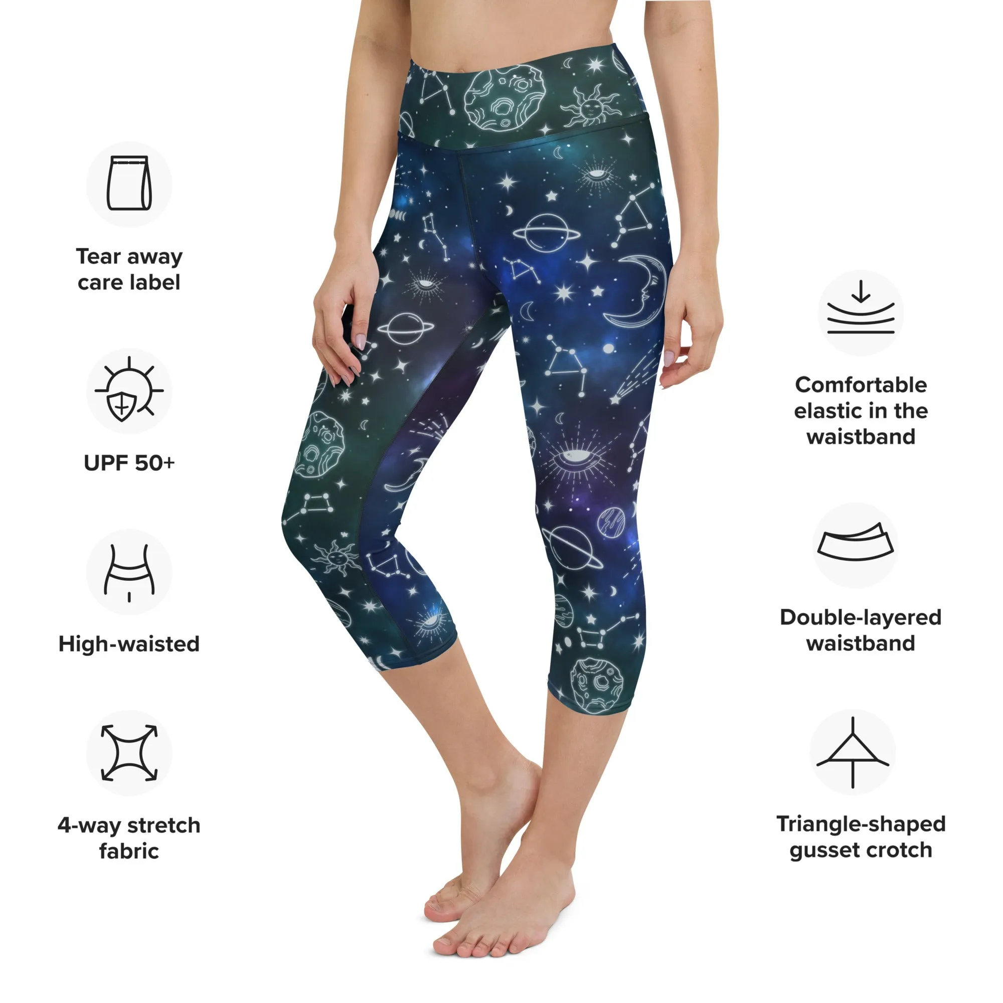 Spiritual Doodles Yoga Capris