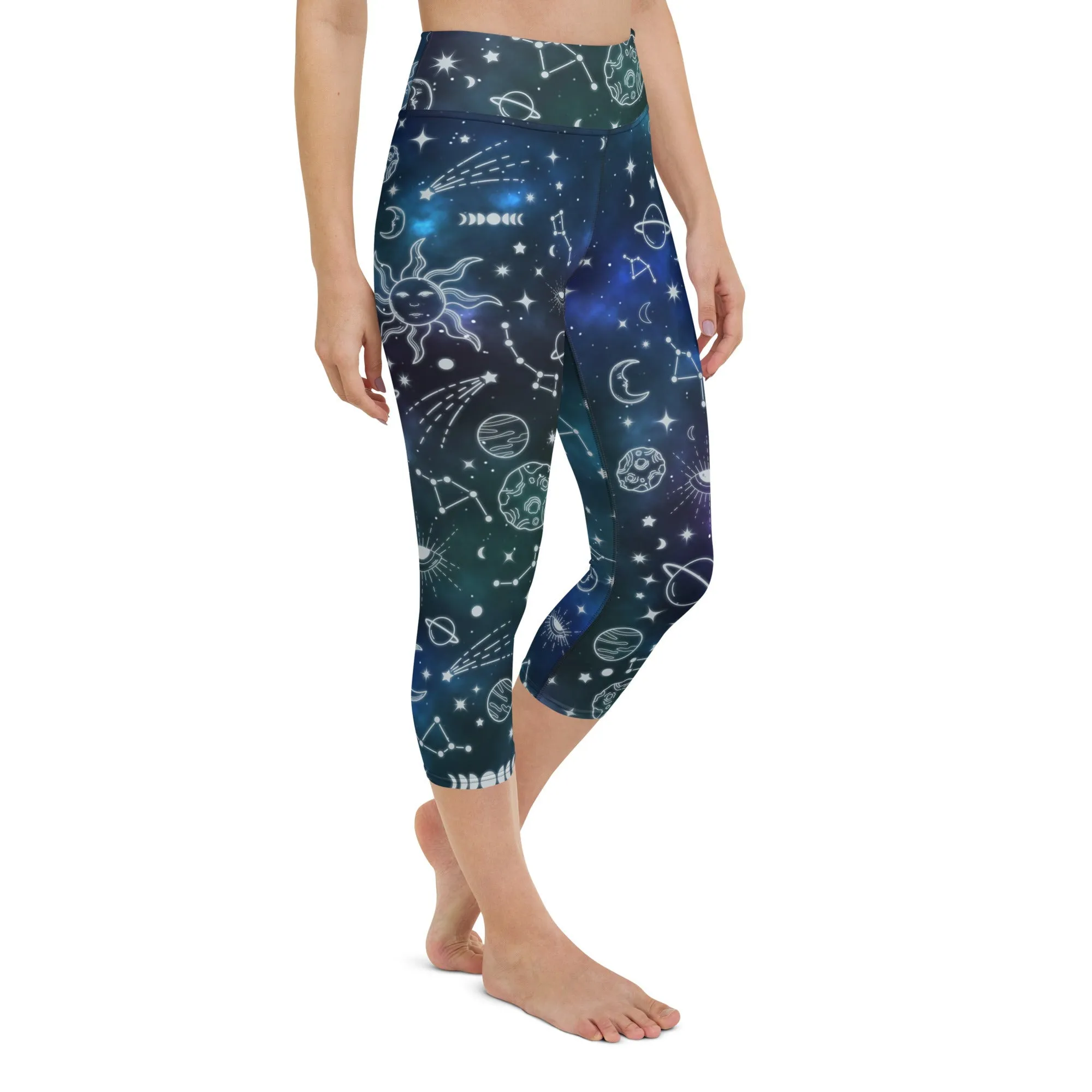 Spiritual Doodles Yoga Capris