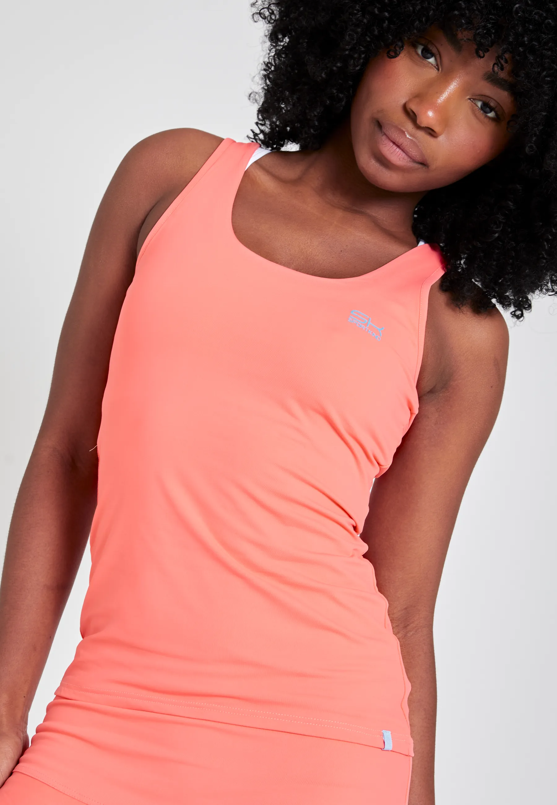 Tennis Tank Top, apricot