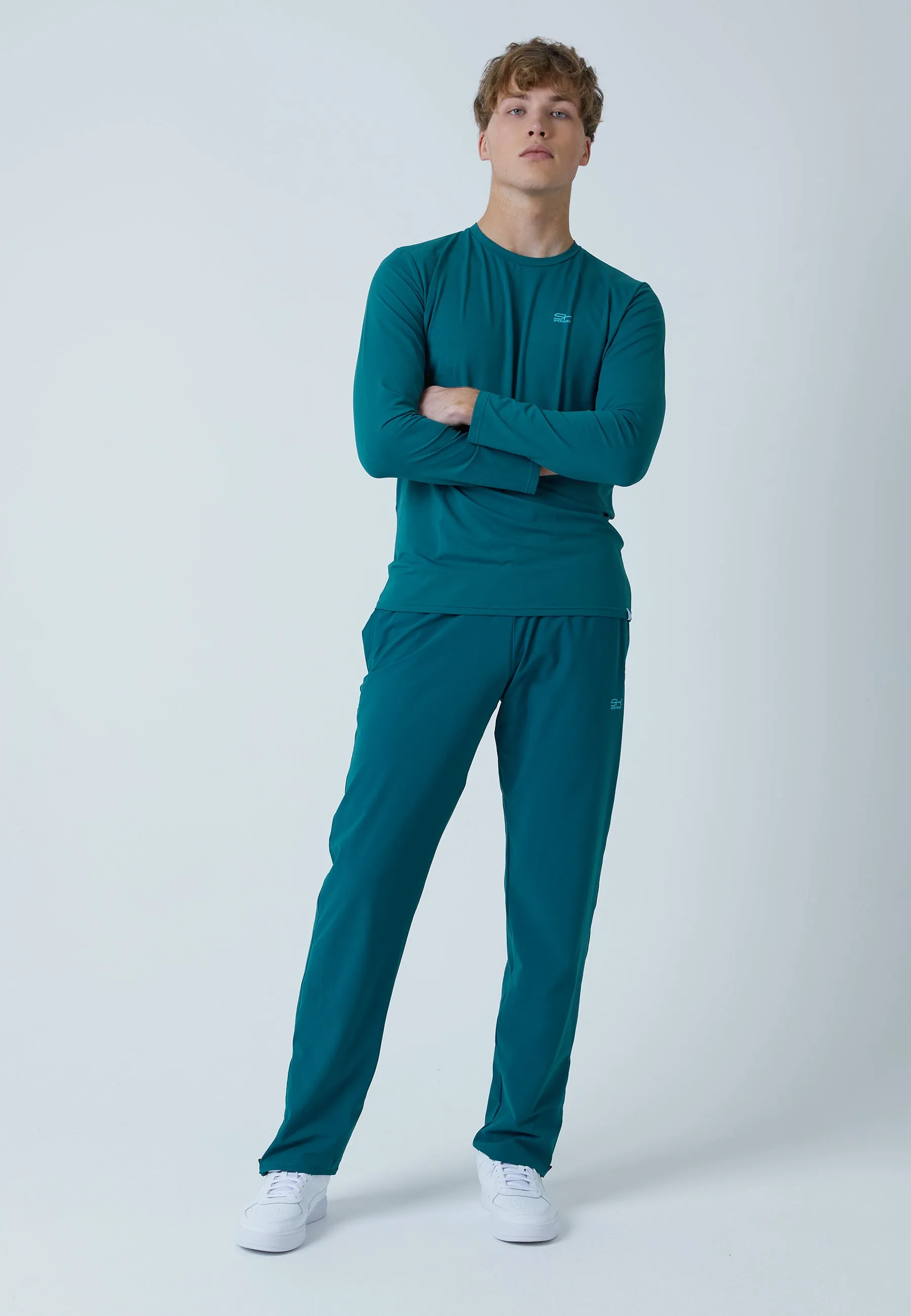 Tennis Woven Tracksuit Pants, dark teal