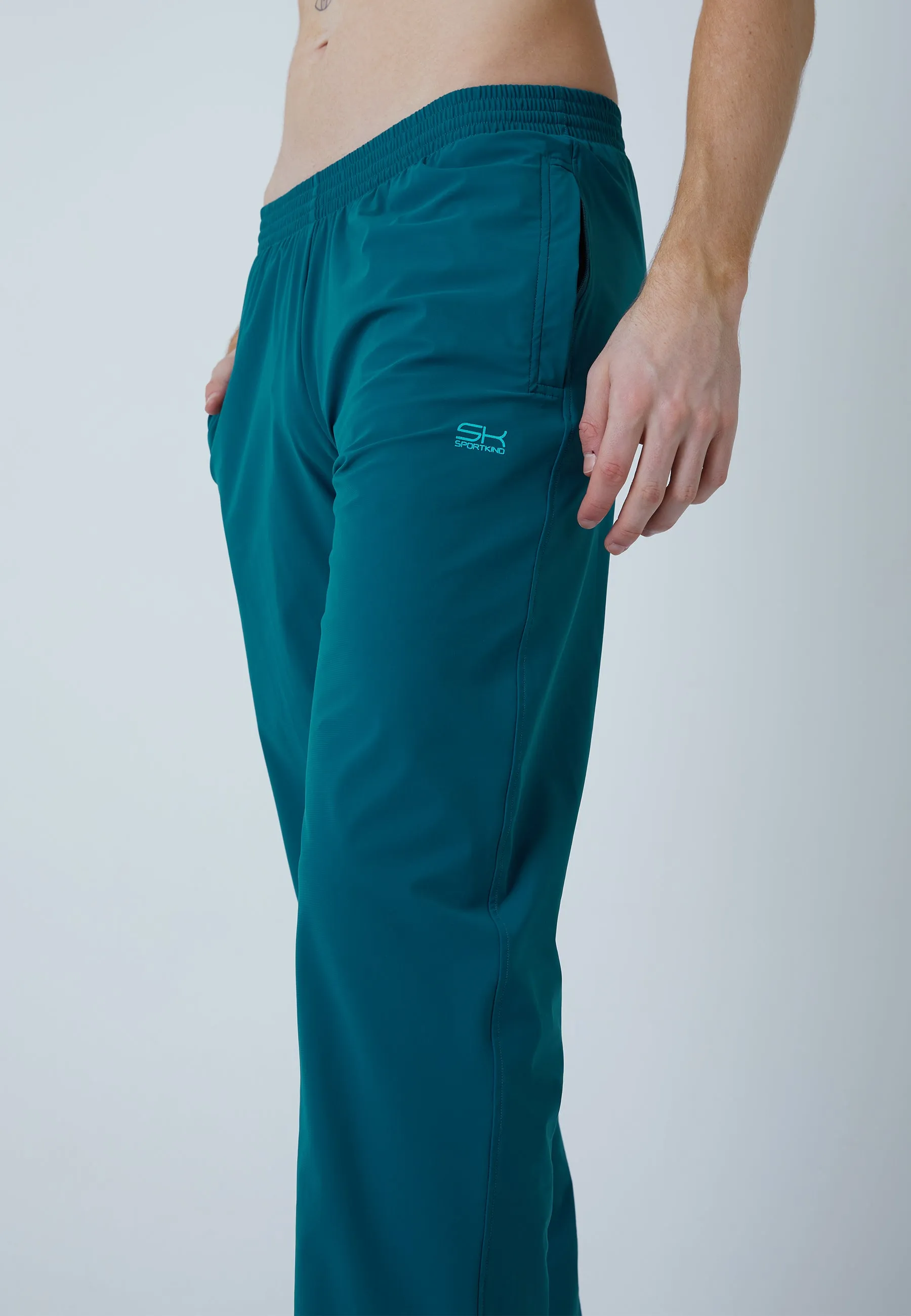 Tennis Woven Tracksuit Pants, dark teal