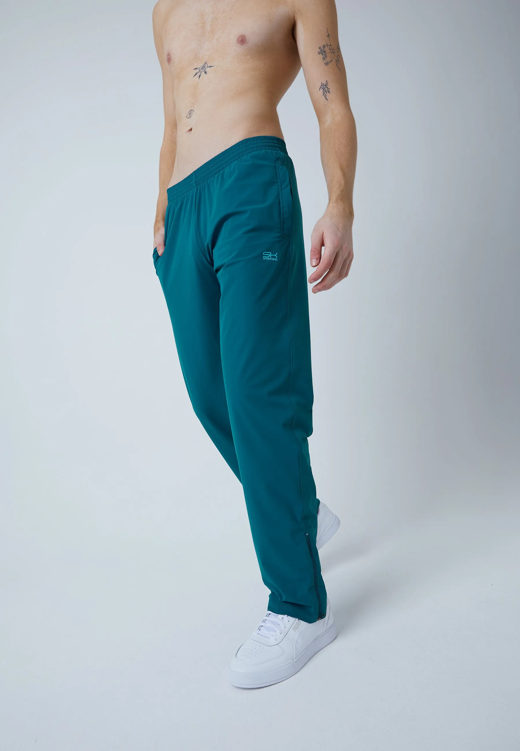 Tennis Woven Tracksuit Pants, dark teal