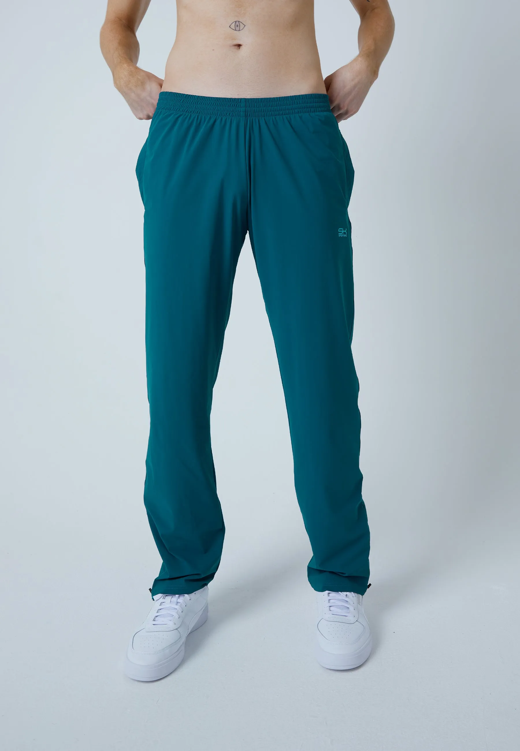 Tennis Woven Tracksuit Pants, dark teal