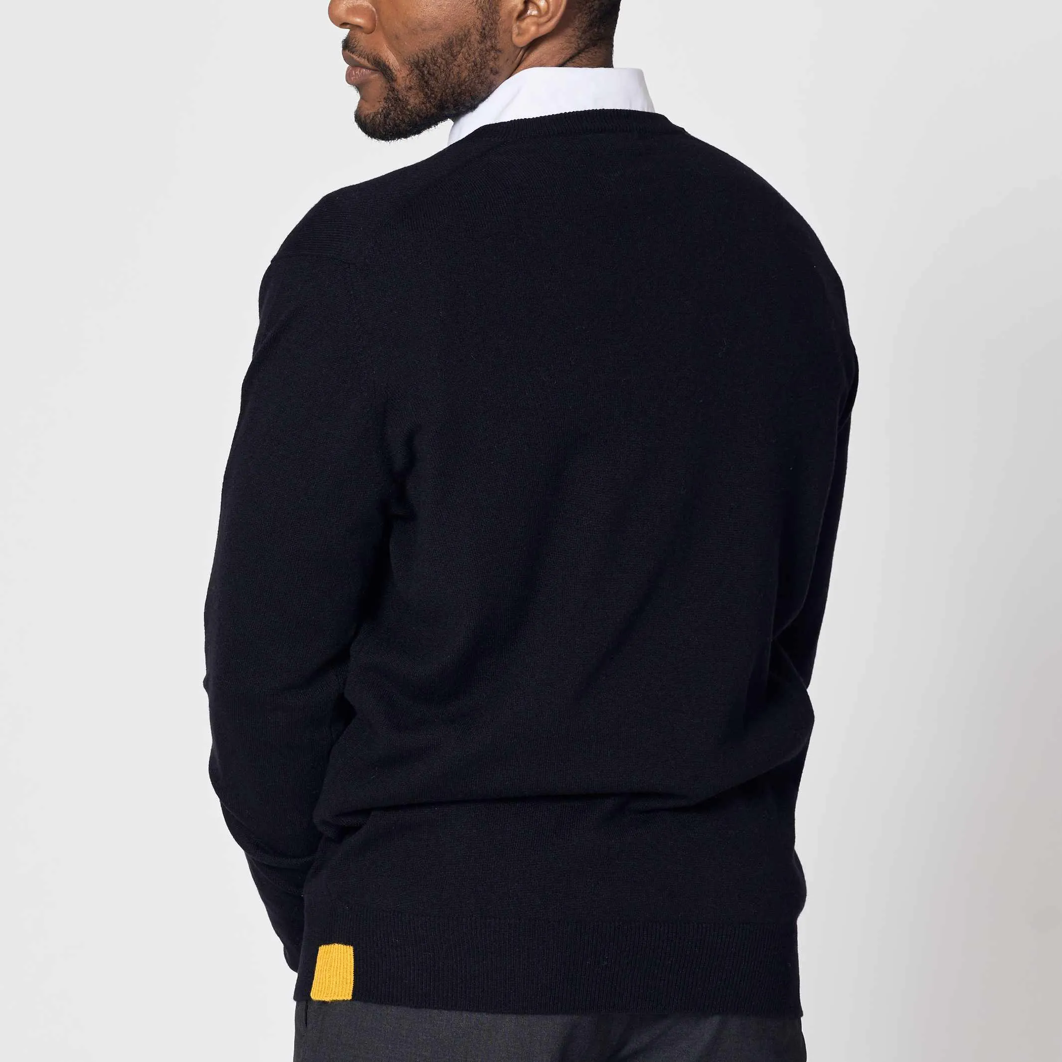 The Stewart 2-Ply Cashmere V-Neck Sweater