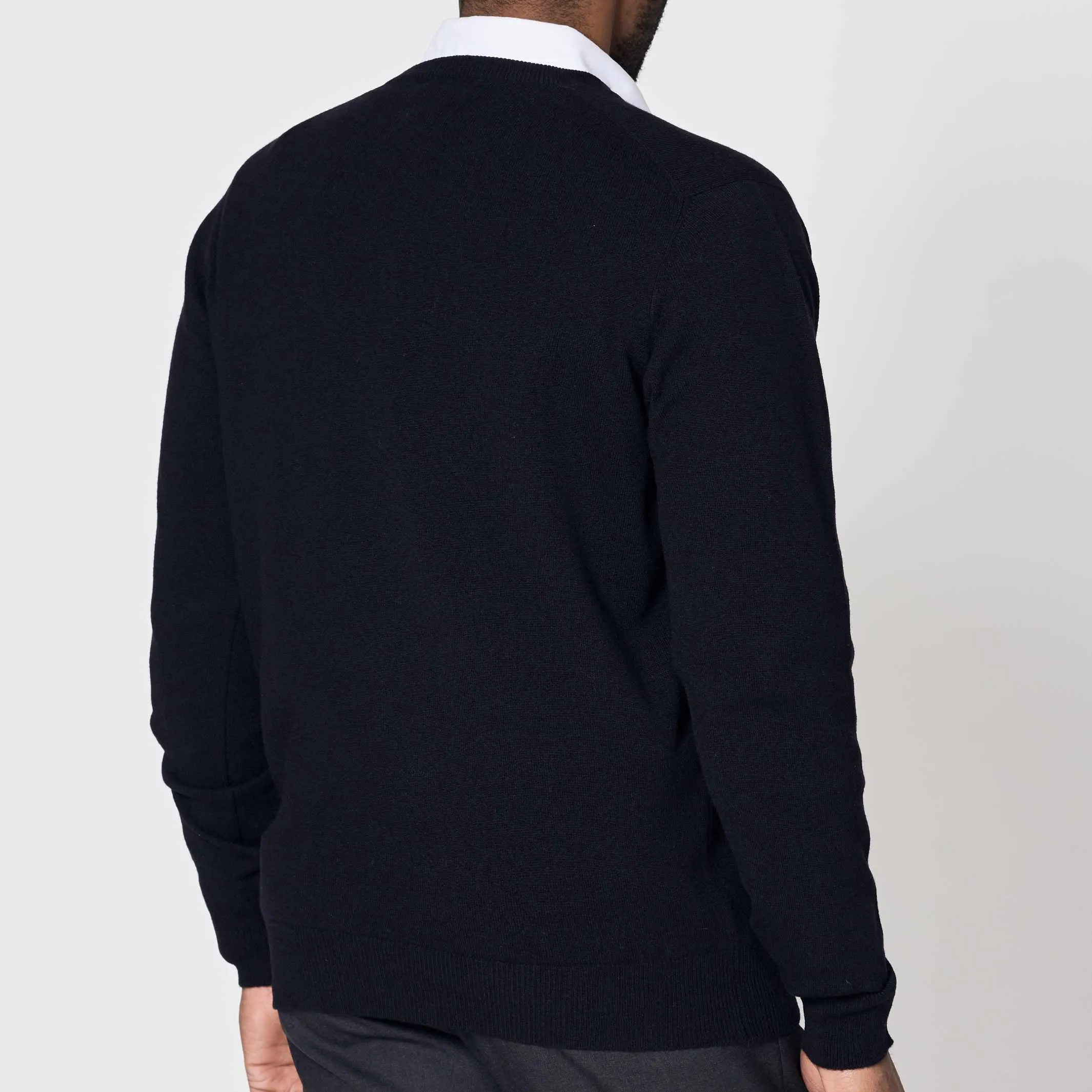 The Stewart 2-Ply Cashmere V-Neck Sweater