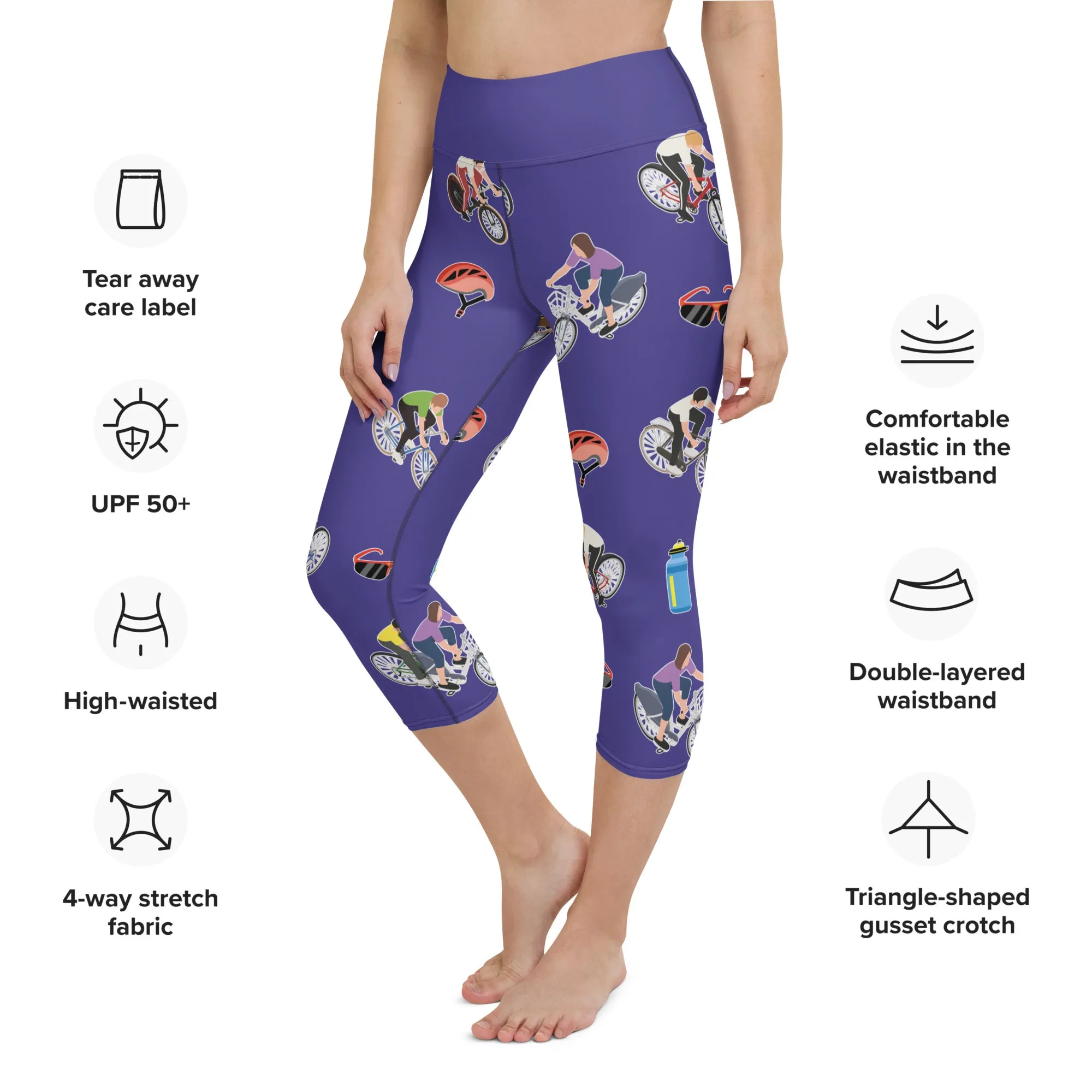 Tour de France Yoga Capris