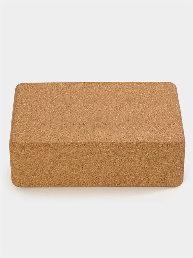 Yoga Studio The Comfortable Large Cork Yoga Block Brick (Unbranded)