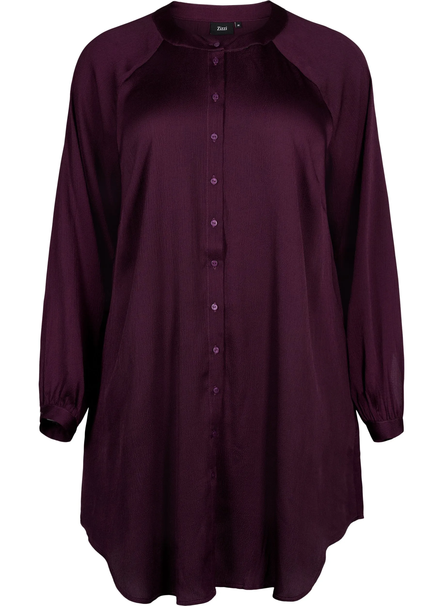 Zizzi Vigga Dress in Deep Purple